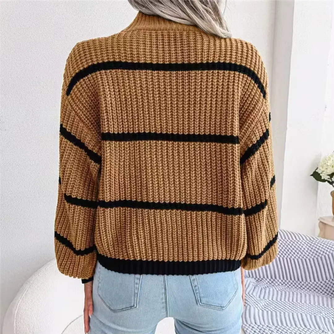 Adeline Women Striped Sweaters