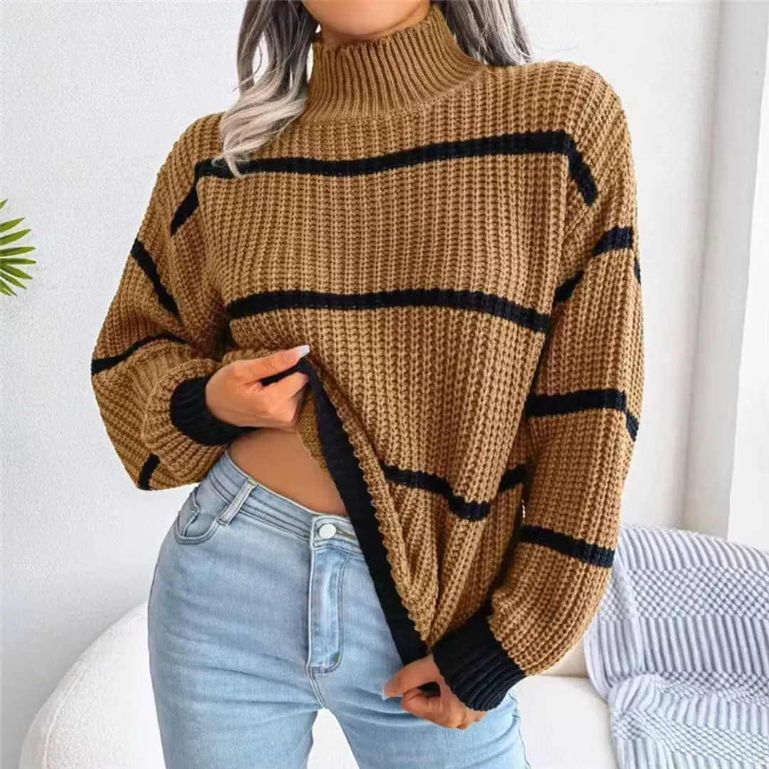 Adeline Women Striped Sweaters