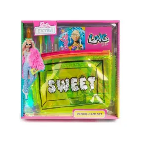 Barbie Extra Pencil Case Set