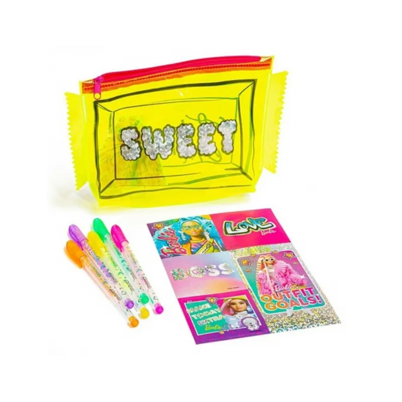 Barbie Extra Pencil Case Set