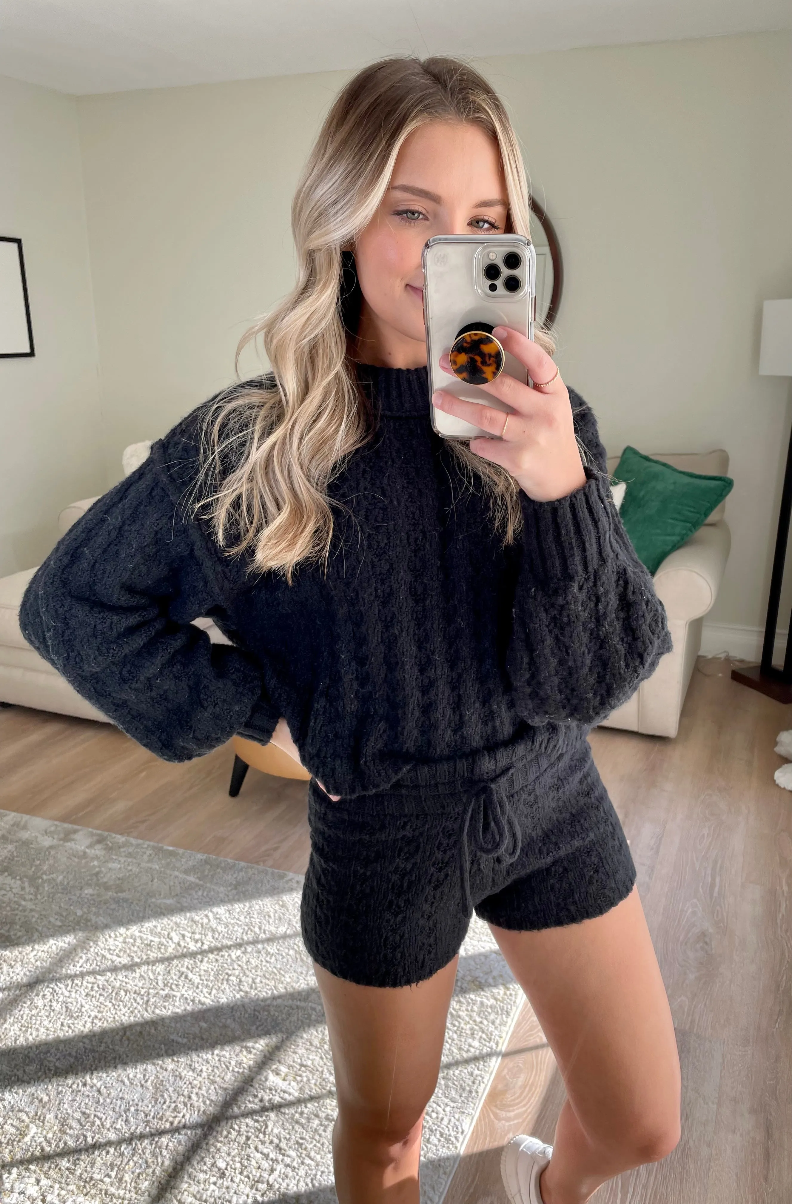 Cozy Up Cable Knit Set