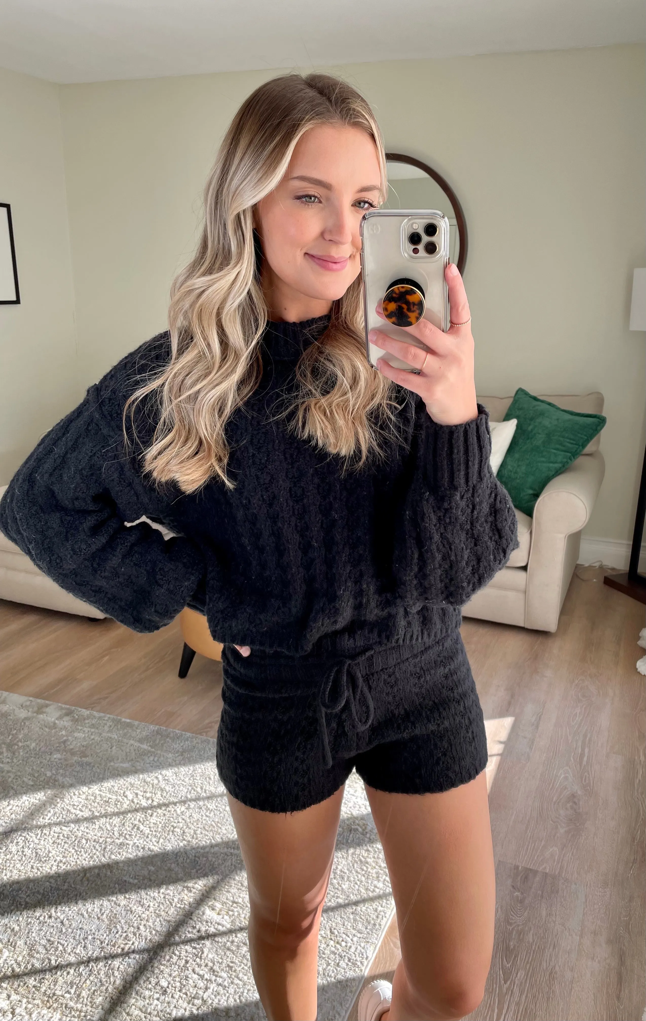 Cozy Up Cable Knit Set