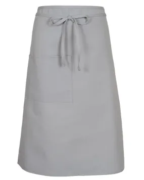 Full Bistro Apron with One Patch Pocket Sliver Color