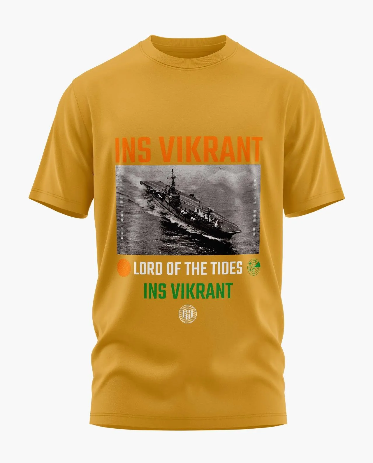 INS Vikrant Lord of The Tides Signature LuxeSoft Cotton T-Shirt