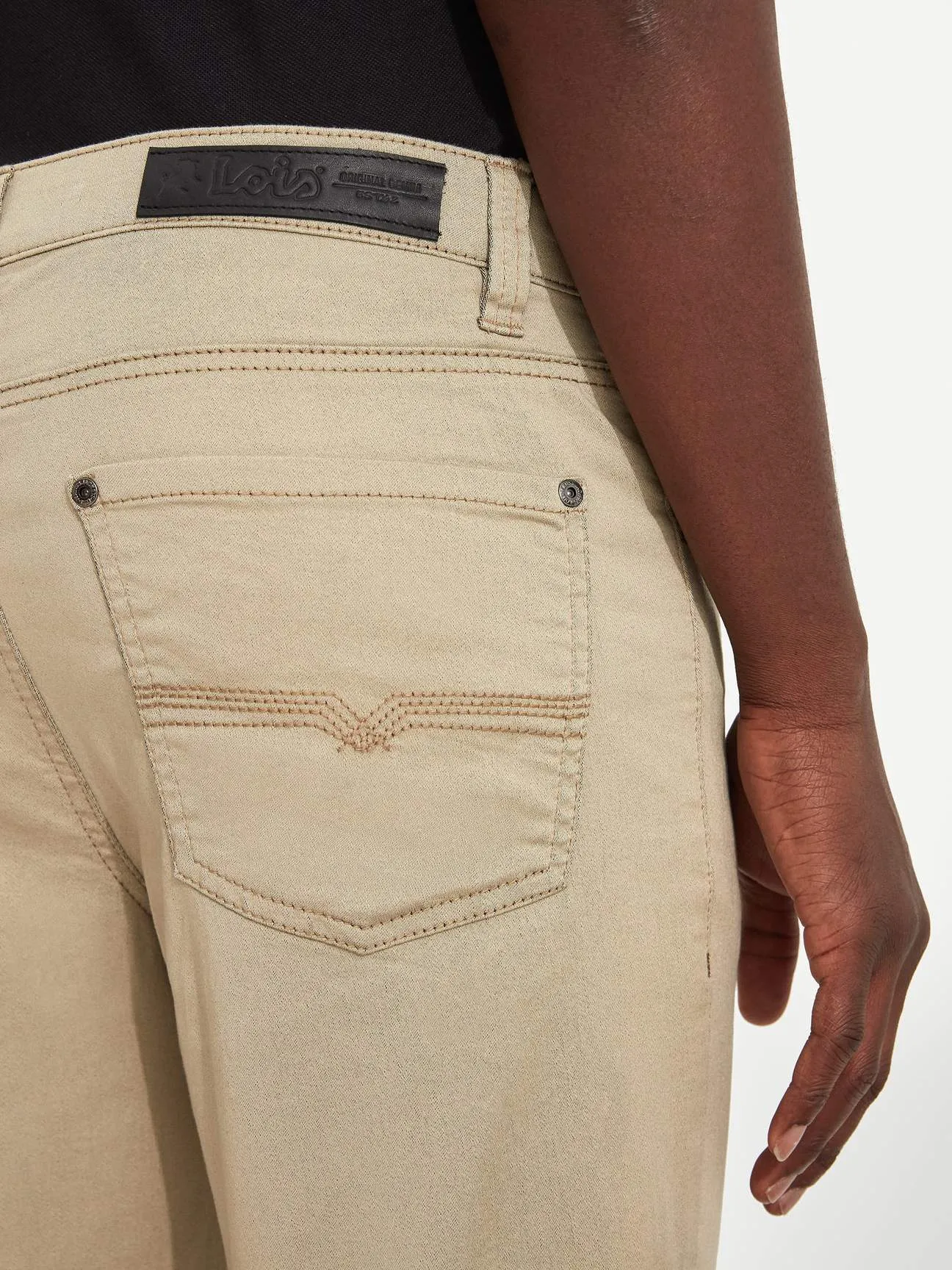 Lois Brad Casual Slim Pant Sand - 1136 6240-51