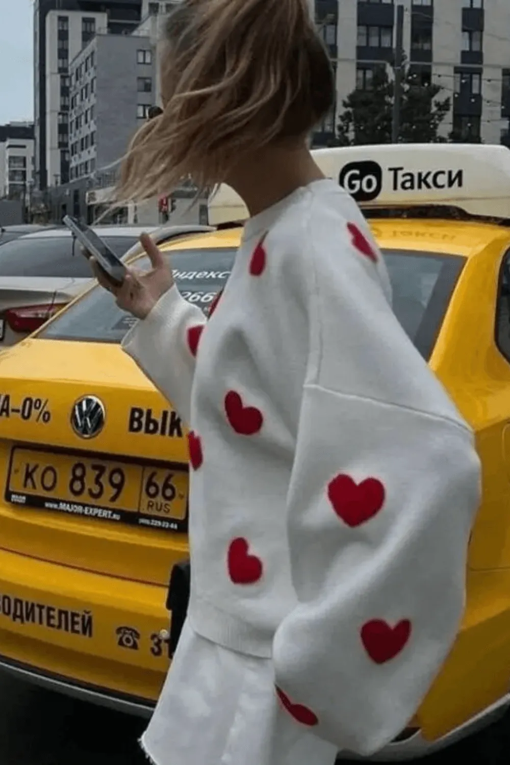 Love Heart Nostalgia Knit Sweater
