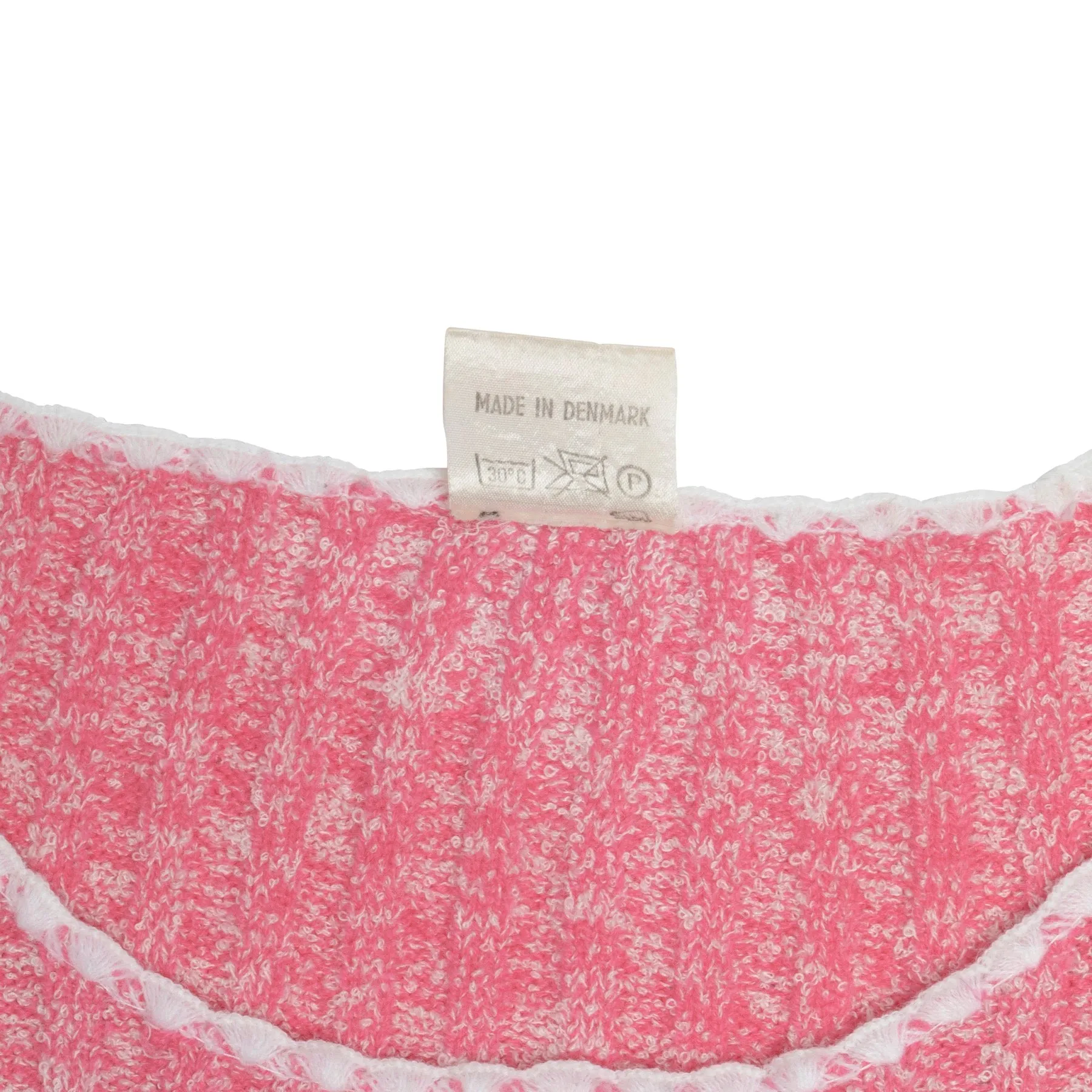 Melange Ribbed Bouclé Jersey Knit Baby T Sweater