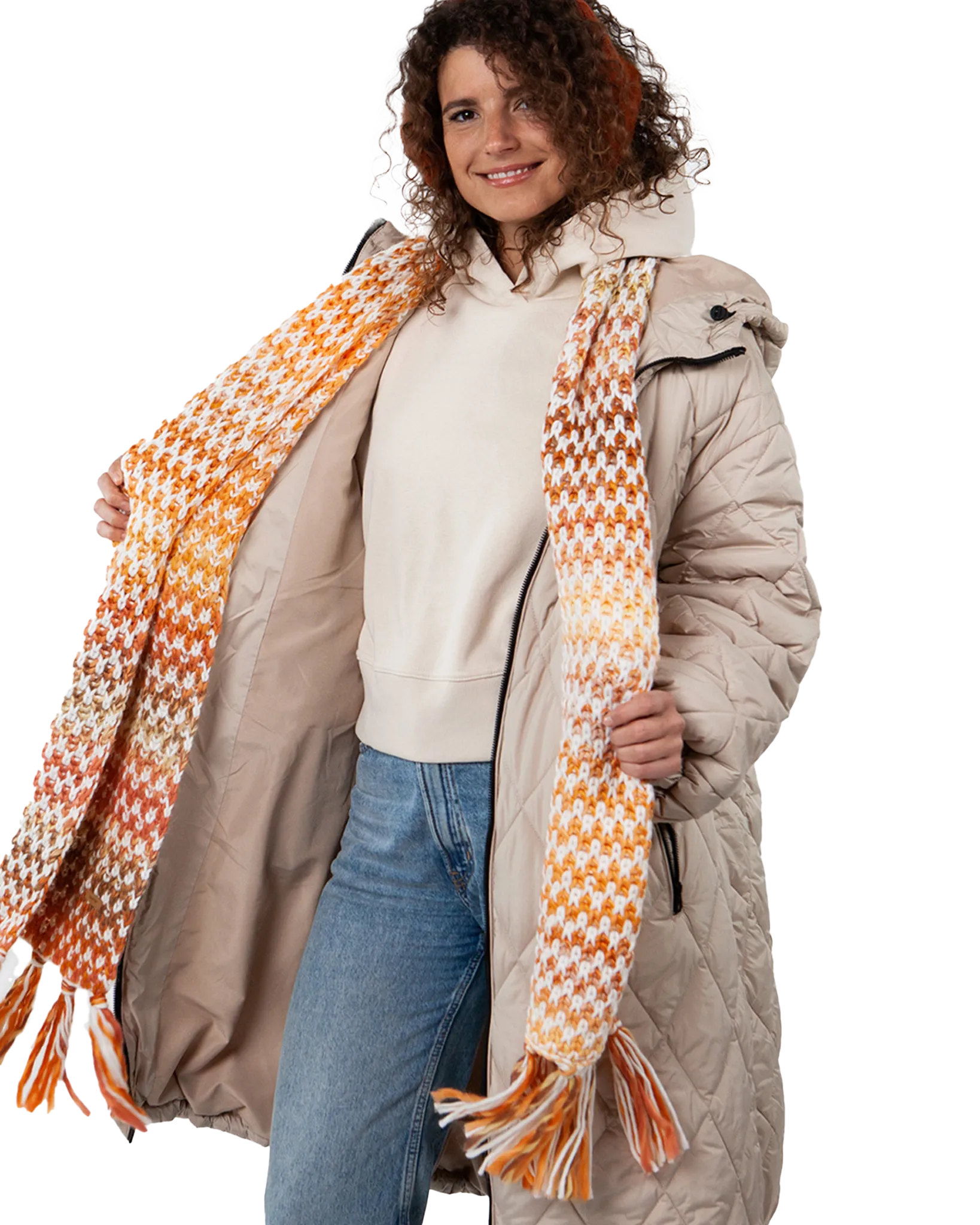 Nicole Scarf in Apricot
