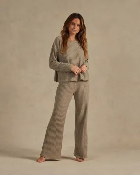 Rylee   Cru Cozy Rib Knit Set || Heathered Fern