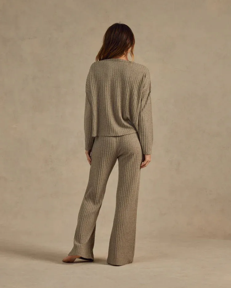 Rylee   Cru Cozy Rib Knit Set || Heathered Fern