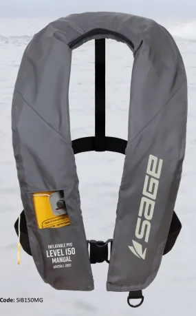 Sage Manual Inflatable Adult Life Jacket 150NM