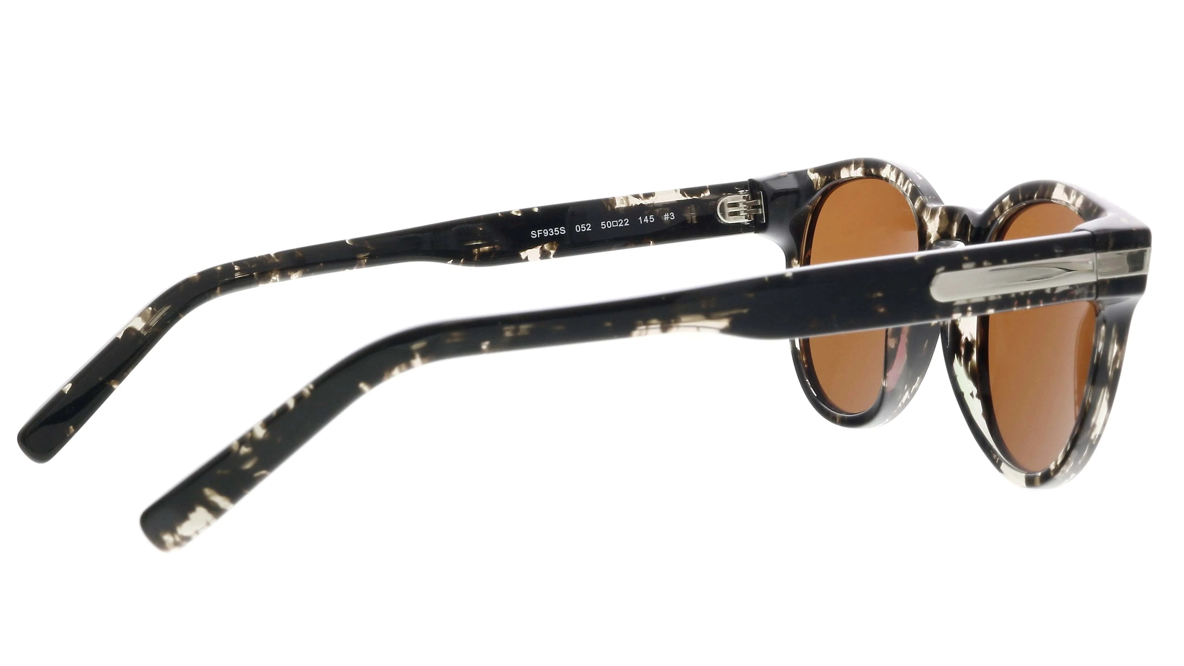 Salvatore Ferragamo SF935S 052 Grey Havana Round Sunglasses