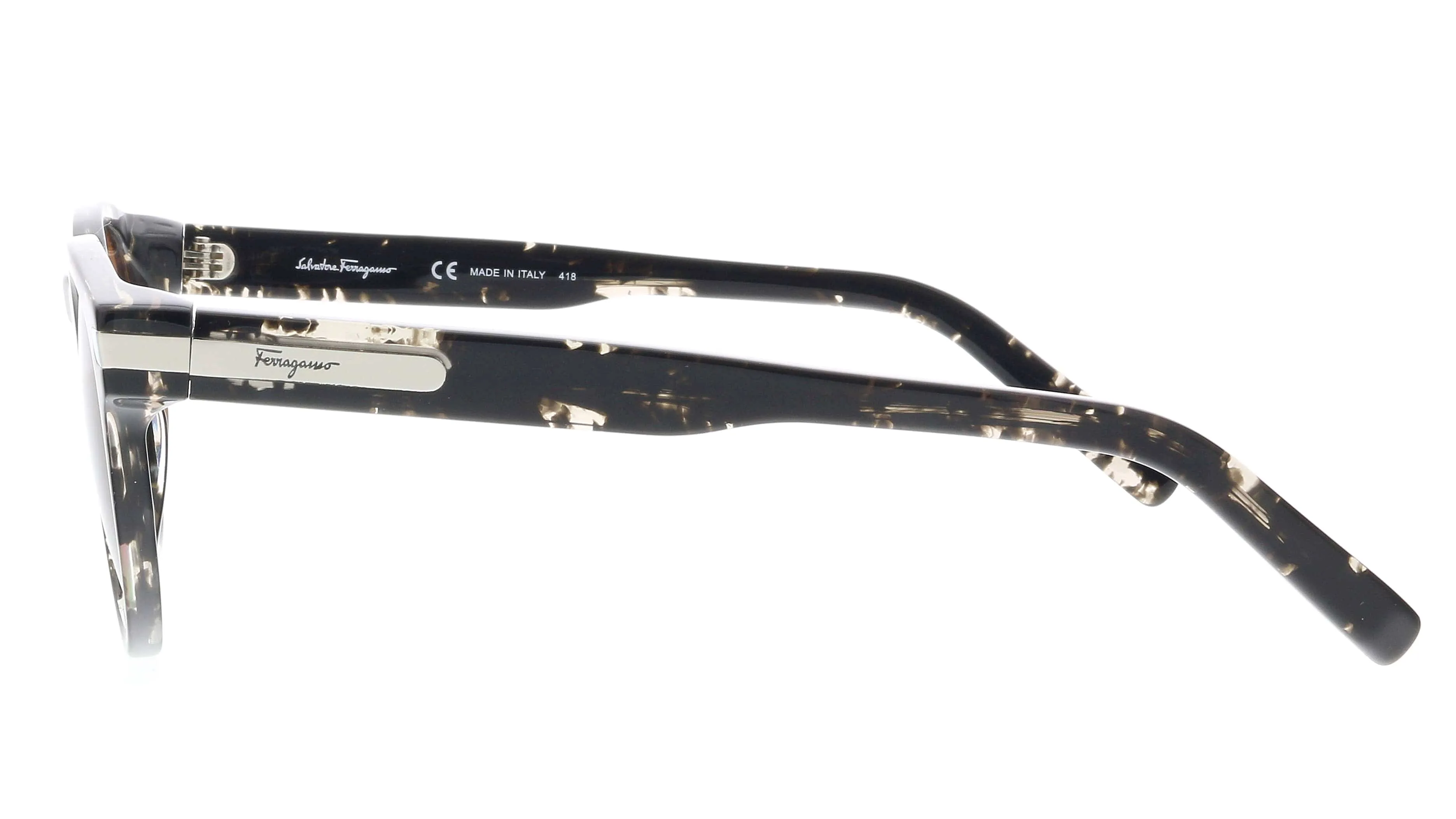 Salvatore Ferragamo SF935S 052 Grey Havana Round Sunglasses