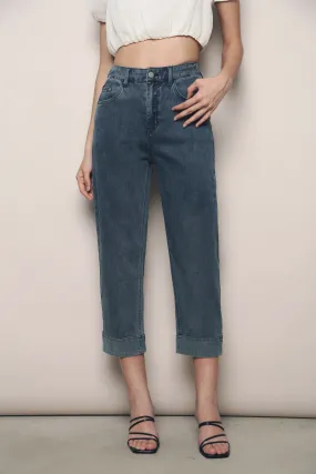 Sera Denim Cuffed Jeans (Restock)