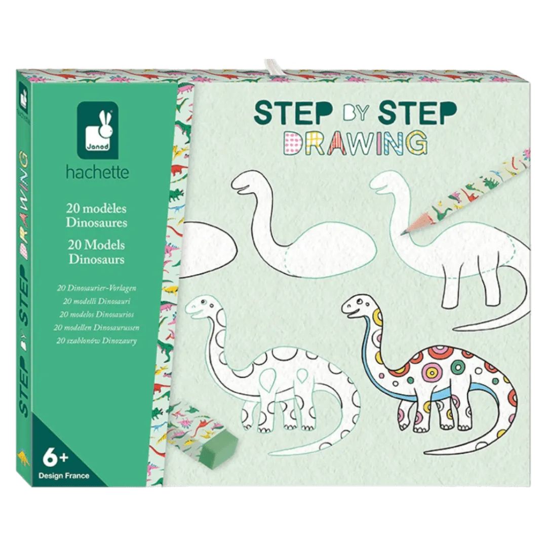 Step By Step Drawing - Dinosaurs