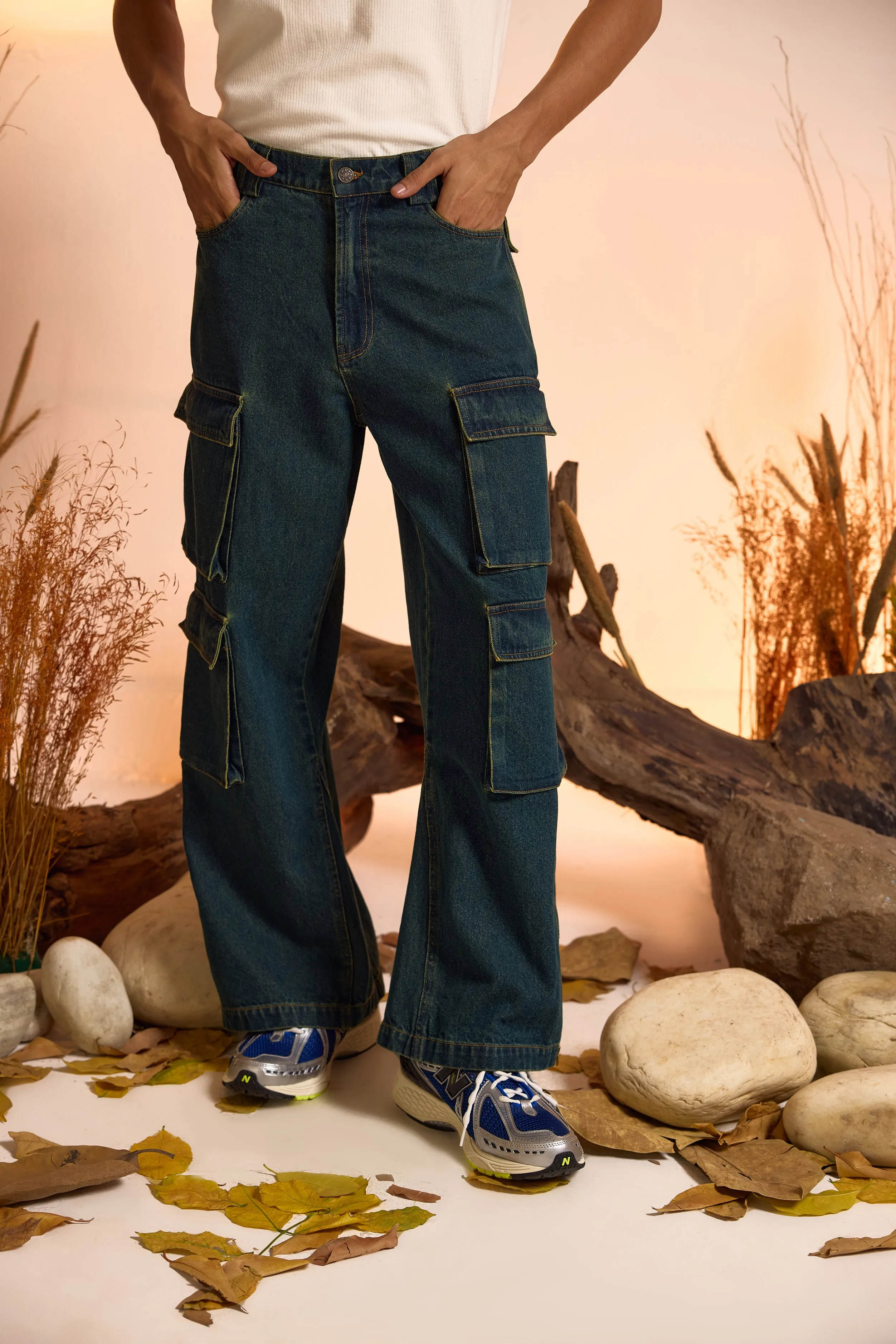 The Original- Oversized Jacket & Jeans Set-Men