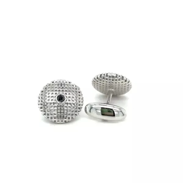 TIMELESS CUFFLINKS BLACK DIAMONDS