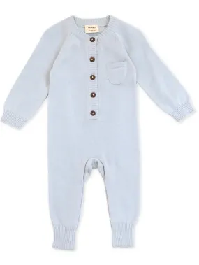 Viverano Organics Milan Sweater Knit Button Baby Jumpsuit