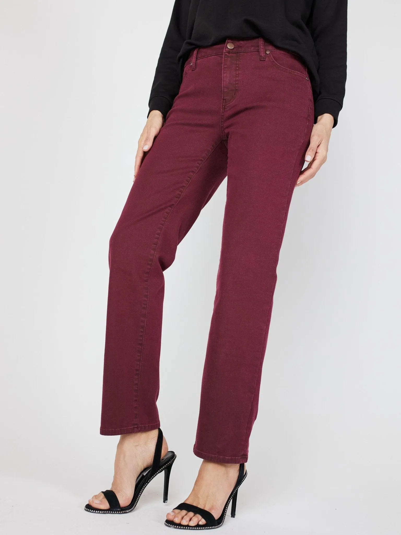 Westport Signature 5 Pocket Colored Denim Straight Leg Jean