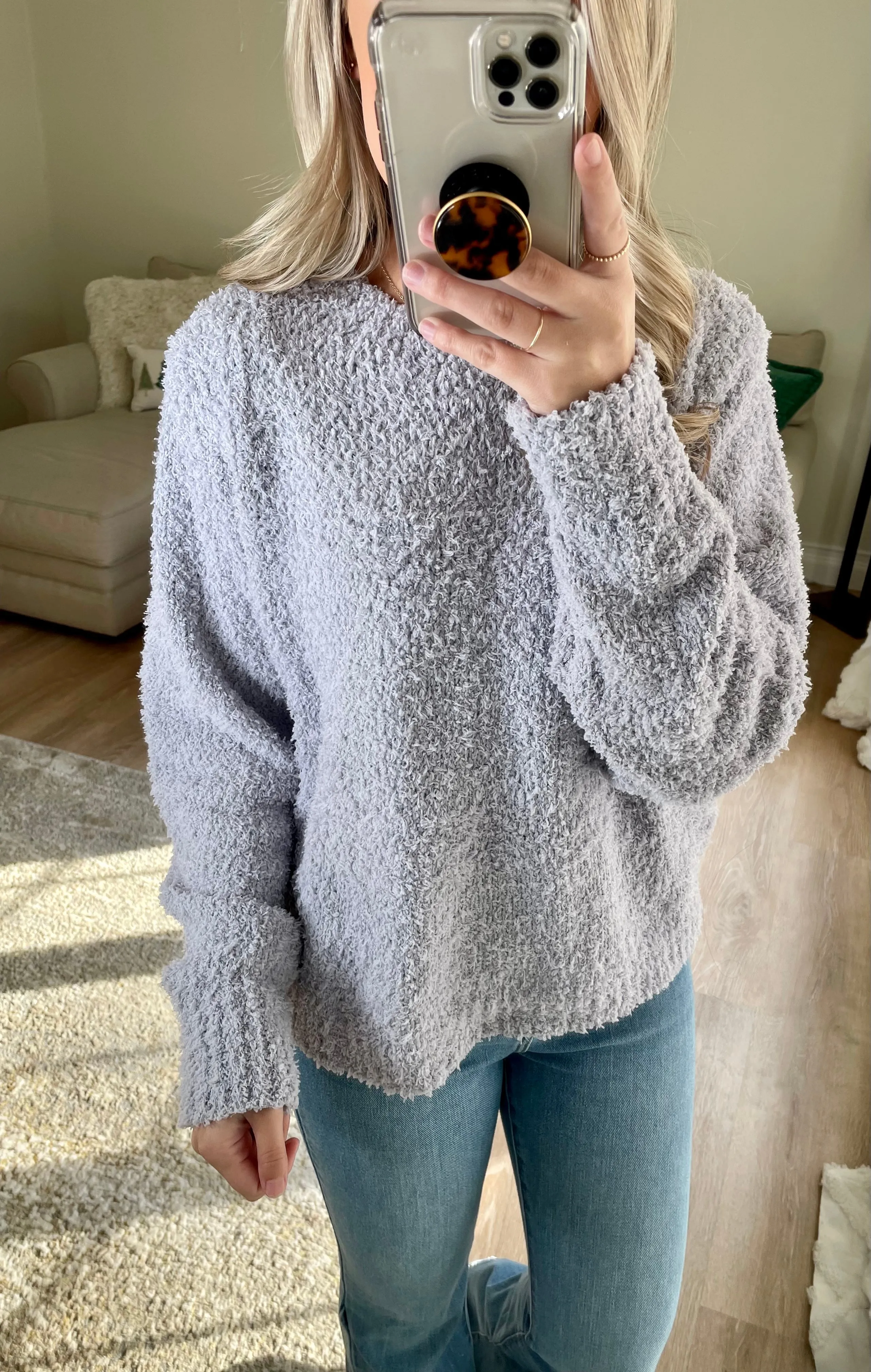 Winter Blues Cozy Knit